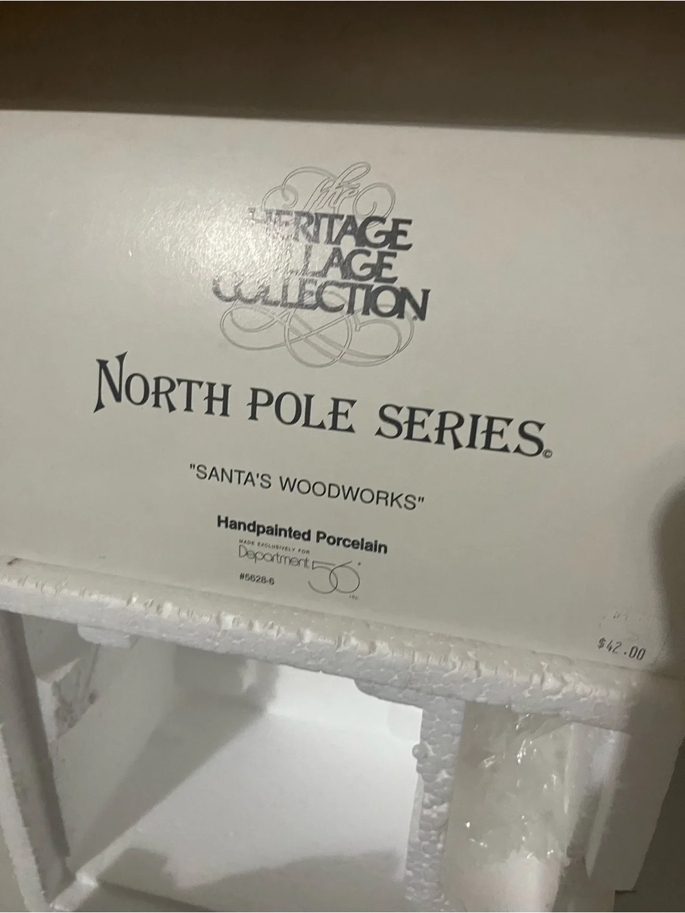Department 56 N. Pole series Santa's Woodworks Holiday Village